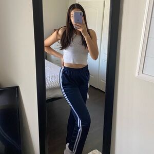 athleisure baggy track pants